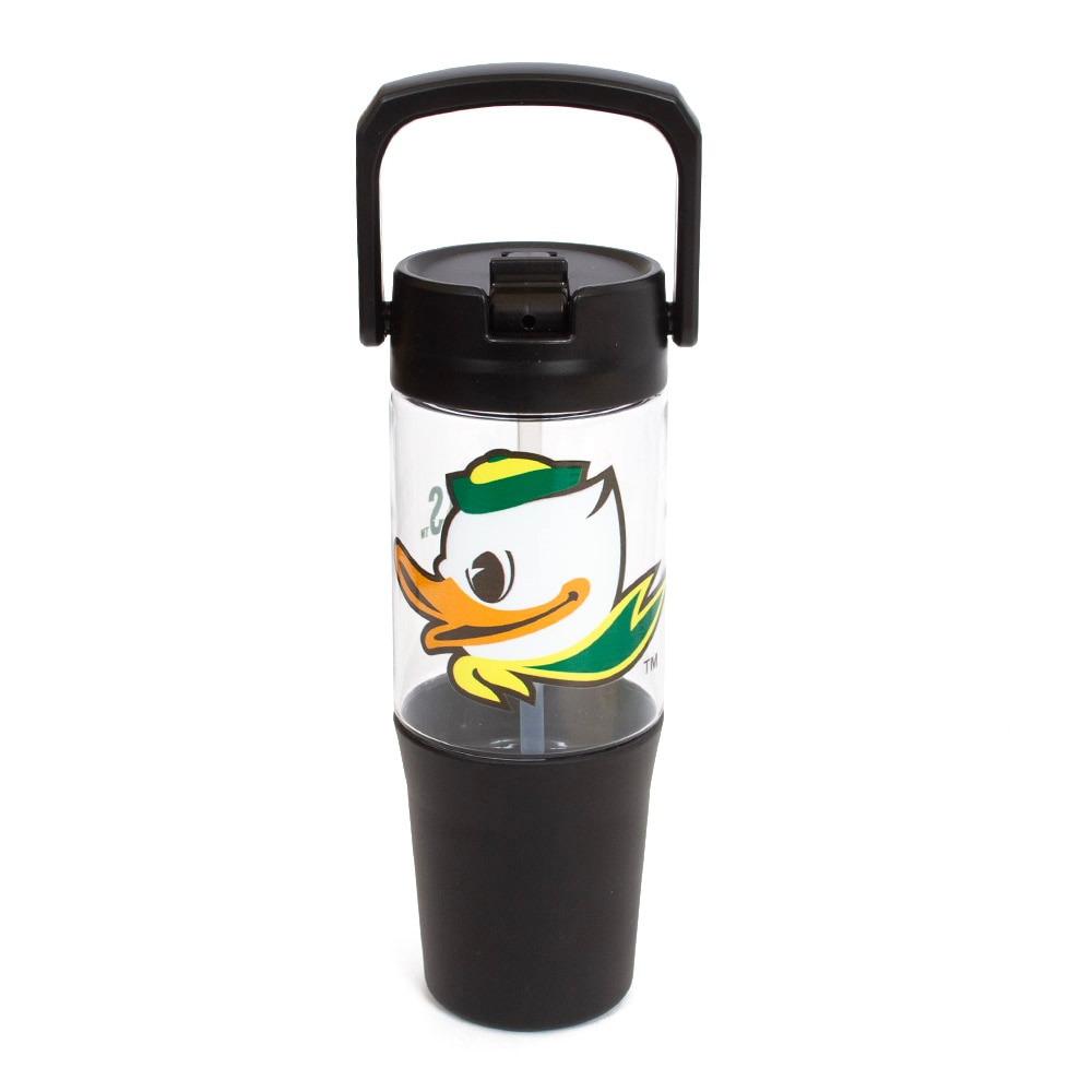 Fighting Duck, Neil, Black, Water Bottles, Plastic, Home & Auto, 40 ounce, Handle, 960334